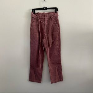Pink Lily | Corduroy Paper Bag Pants